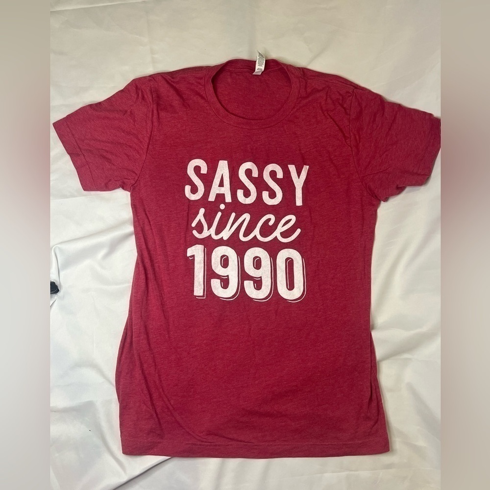 Sassy Since 1990 T-shirt Bella + Canvas Soft Size Medium
